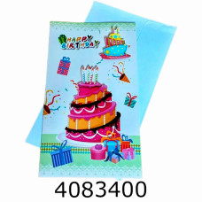 Листівка вітальна асорті +конверт 