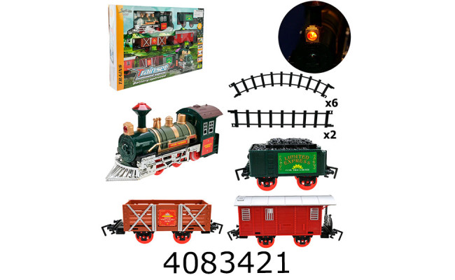 Залізниця музична на батар. в коробці 40*27*6см (24) 1229