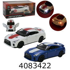 Машинка метал. Nissan GT-R (R35) відкр. двері Автопром (24/48) 68469