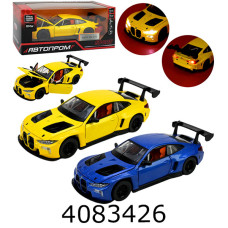Машинка метал. BMW M4 GT3 муз. світ. відкр. двері Автопром (24/48) 68715