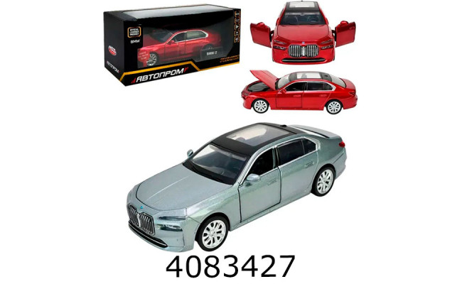 Машинка метал. BMW I7 муз. світ. відкр. двері Автопром (24/48) 68738