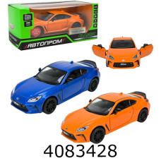Машинка метал. Toyota GR86 муз. світ. відкр. двері Автопром (24/48) 68742