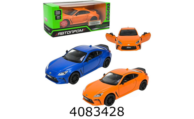 Машинка метал. Toyota GR86 муз. світ. відкр. двері Автопром (24/48) 68742
