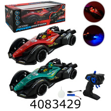 Машина радіо акум. в коробці POWERMOTORS 2 кольори світлозвукпар 37*17*13см (9) PM3423