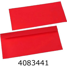 Конверт для грошей подар. червоний 241*105 см ціна за 20 шт 5-86351