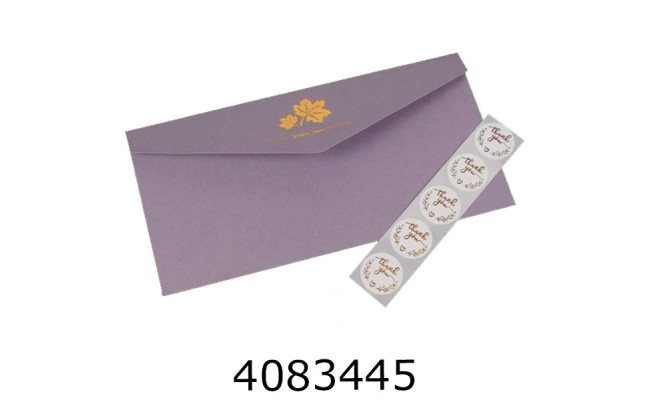 Конверт для грошей подар. бузок. 241*105 см ціна за 5 шт 5-86412