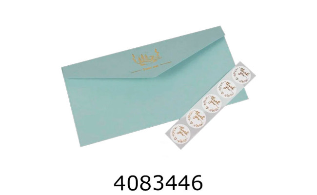 Конверт для грошей подар. блакитн. 241*105 см ціна за 5 шт 5-86429