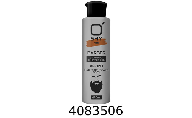 Гель для душа/шампунь O'shy  All in One Barber 400мл 231722