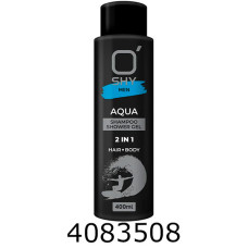 Гель для душа/шампунь O'shy  Men Aqua 400мл 231739