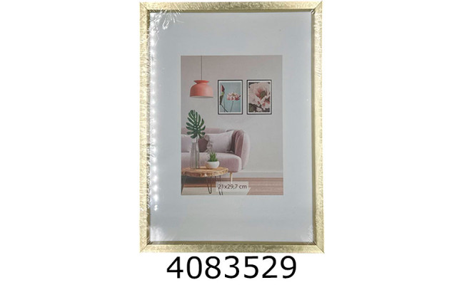 Фоторамка пластик 21*30/12 SA (золото з ніжкою) (22) SA1511-2010