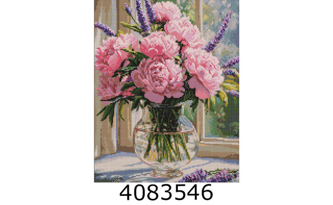 Алмазна мозаїка 40*50 квіти 