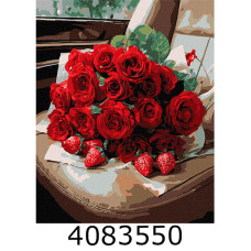 Картина по номерам 40*50см квіти 