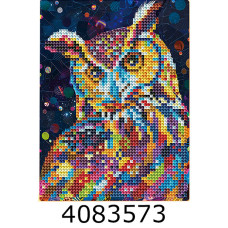 Алмазна мозаїка 17*225 Сова Brushme DM3005