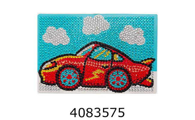 Алмазна мозаїка 10*14 Машинка блискавка Brushme DM4007