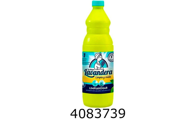 М/засіб універсальний для чищення Lavandera 2в1 із хлором аромат лимон 1.5 л 202052