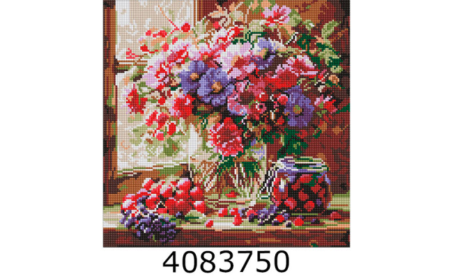 Алмазна мозаїка 40*40 натюрморт 