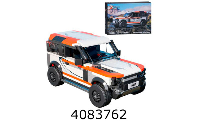 Конструктор в коробці Машина Джип 406дет. 28*20*5см (28) 66007