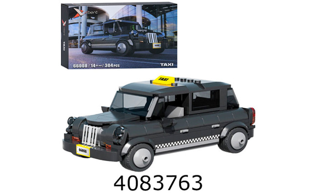 Конструктор в коробці Машина Таксі 304дет. 28*20*5см (28) 66008