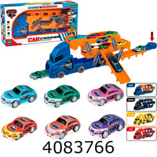 Трейлер в коробці + машинки 6шт 32*16*9см (30) XLH-09