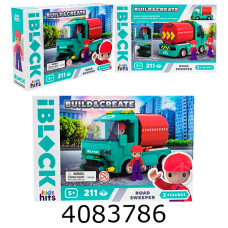 Конструктор IBlock Прибиральник доріг 211дет в коробці (18/36) KH17/005/3