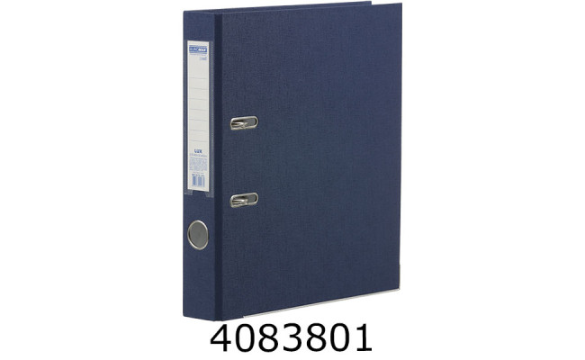 Папка реєстр. А4 5 см одностор. темно-синя Buromax JOBMAX (30) BM.3012-03с