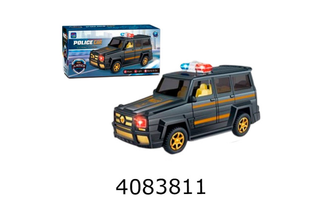 Машина на батар. в коробці Поліція світло звук 22*11*10см (48/96) 5091D