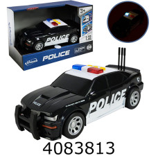 Машина на батар. в коробці Поліція звук.світло 18*8*12см (96) WY1151A