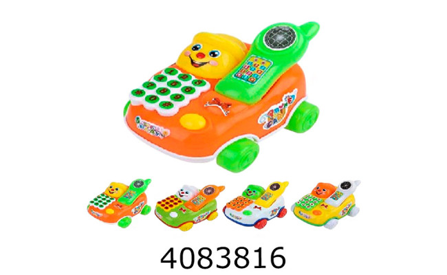 Заводний телефончик в кульку (120/240) 28008