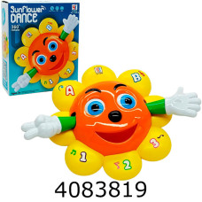 Муз. Квітка на батар. коробці звуксітлорух. 19*8*19см (30/60) YJ388-8