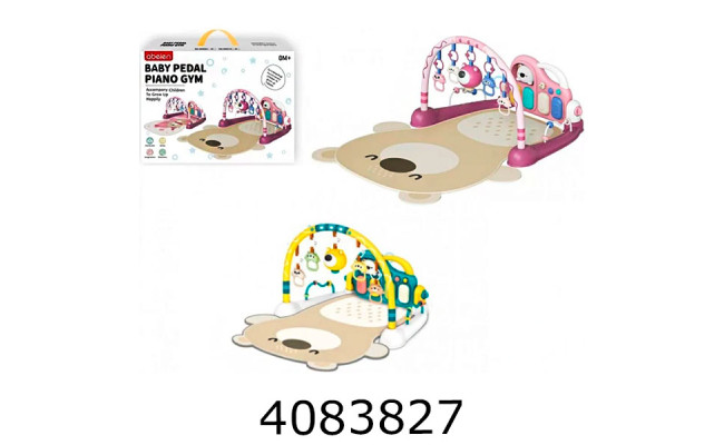 Килимок дитячий з брязкальцями муз. в коробці 45*8*32см (12) 56088A/59031A