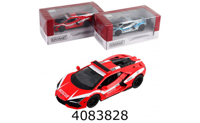 Машинка метал. Lamborghini Revuelto Kinsmart  (24/96) KT5459WPR