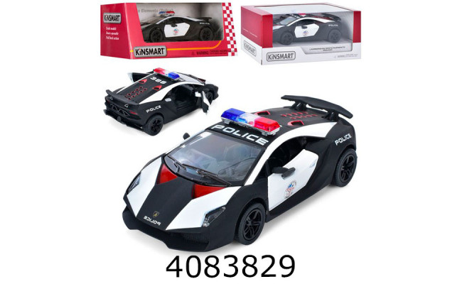 Машинка метал. Lamborghini Sesto Elemento Kinsmart (24/96) 5359WP