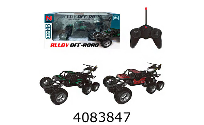 Машина радiо акум. в коробці Всюдихід 2 кольори usb-зарядне 36*14*20см 66-61