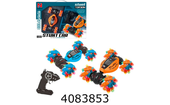 Машина трюкова р/у акум. в коробці 2 види  51*8*39см 666-48