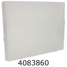 Папка - бокс Optima 30мм на гумці прозора (20) O35616-00