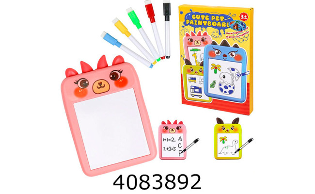 Досточка для малювання 3 види 5 маркерів 21*31*3см (48) 33027