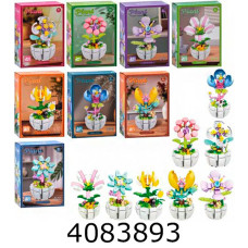 Конструктор Квіти в горщику 142 дет. в коробці 12*17*6см (96) 33028-9-0-1-2-3