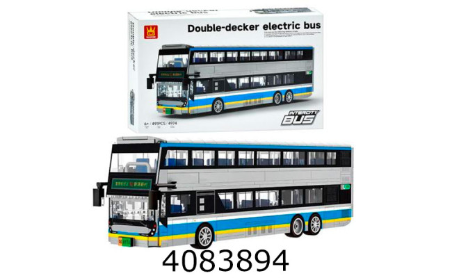 Конструктор в коробці Автобус двоповерховий 491дет 40*25*8см (8) 4974