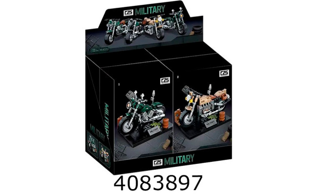 Конструктор в коробці Мотоцикл 286-295дет. 4 види 35*26*16см (4/24/48) B2175
