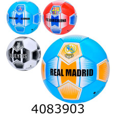 Мяч футб. прес-кожа №5 PVC 4 види 260-280гр (30) EN 3310