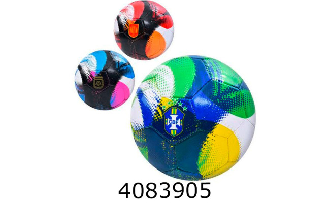 Мяч футб. прес-кожа №5 PVC 300г-320гр (30) EV-3387