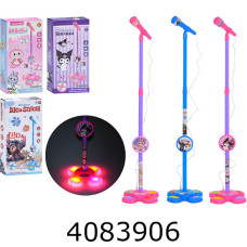 Мікрофон на стійці батар. в коробці 3 види 110см 16*33*6см (36) 5622A-25A-26A