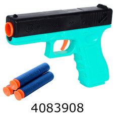 Пістолет поролон. набої-присоски в коробці 15*10*2см (120) 772