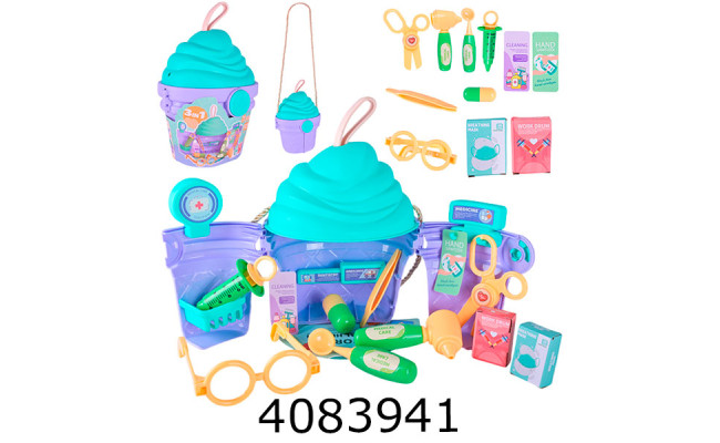 Лікарський набір в коробці 18*14*26см (30/60) 688-201A