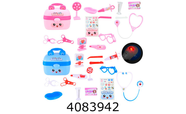 Лікарський набір в валізі 2 види 17*17*15см (24/48) SD169-246/SD169