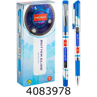 Ручка кульк. Unimax Butterglide синя __мм (12) UX-122-02