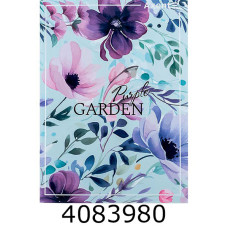 Канц. книга 96 арк. кл. офсет Purple Garden Axent (16) 4782-6-A