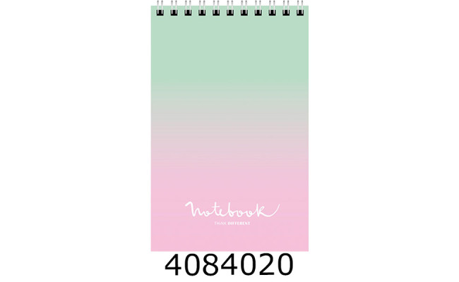 Блокнот на спір. зверху А6 48 арк. картон. обкл. кл. 