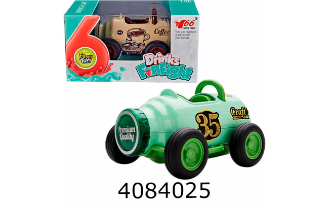 Машина-банка інерц. в коробці 2 види світлозвук 9*8*6см MY66-K1212