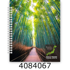 Блокнот на спір. збоку B5 кл. 60 арк. картон обкл. Optima 